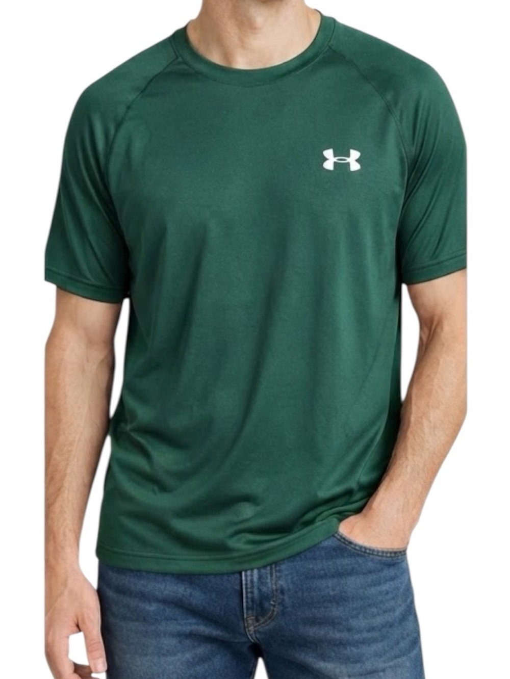 Under Armour Heat Gear Hunter Green Top (Size: XL)